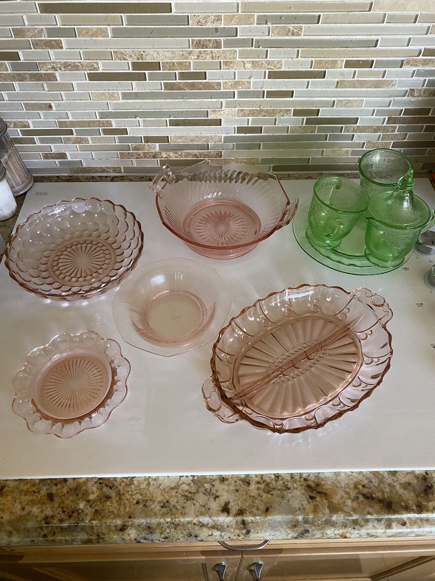 Depression Antique Glassware