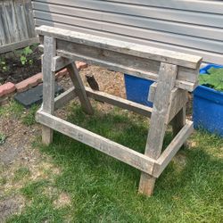 Wooden Saw Horse 