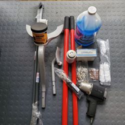 Heavy Duty Tire Mounting Set  New, Including an used Impact Gun