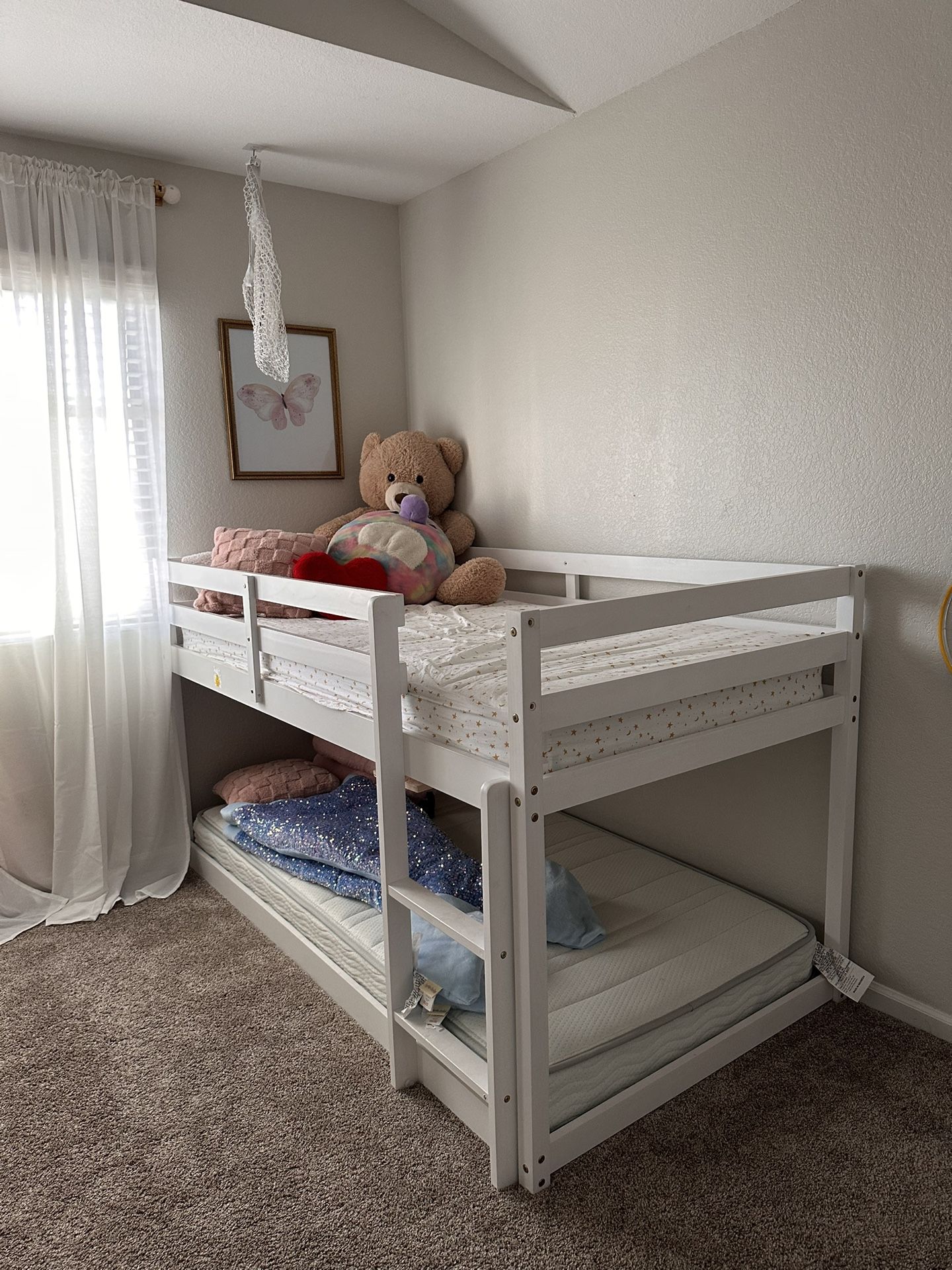 White Bunk Bed
