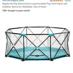 Regalo 8 Panel Extra Large Play Yard