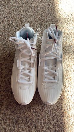 Under Armour White Baseball Shoes