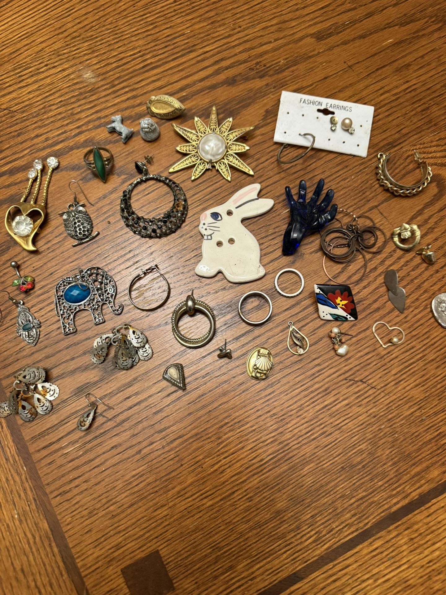 LOT Jewelry Parts and Pieces ALL FOR