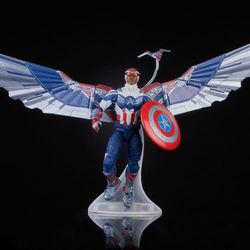 Marvel Legends Falcon Captain America Baf Flight Gear Build A Figure Complete