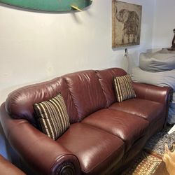 Genuine Leather Sofa – 3-Seater