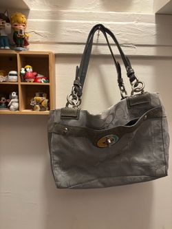 Coach Signature Canvas Shoulder Bag