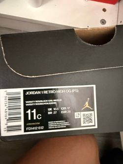 Jordan 1 Retro High OG Chicago Lost and Found (PS)