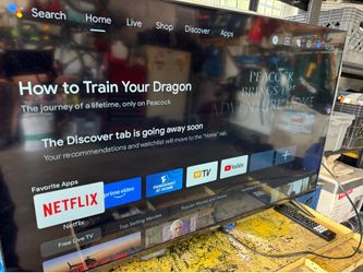 43” tv Hisense smart almost new