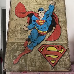 Superman Metal Poster