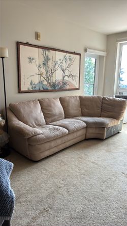 Dania curved sectional sofa