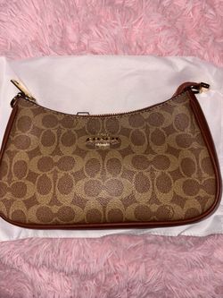 Coach Teri Signature Canvas Shoulder Bag