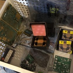 Vintage space chips all real gold coated made for military satellites or space jobs