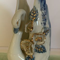 Vintage Enesco Porcelain Swan