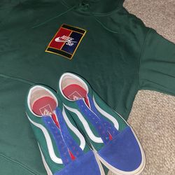 Yacht Club Vans With Matching Nike SB Hoodie