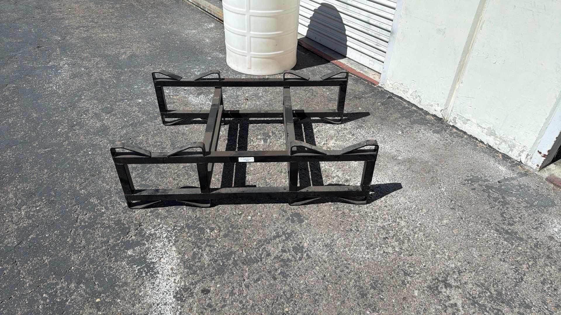 Barrel Rack For 2 Wine Or Bourbon Barrels