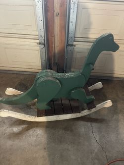 Antique Rocking Dinosaur 