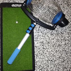 Golf Ball Pickup Tool & Hitting Mat