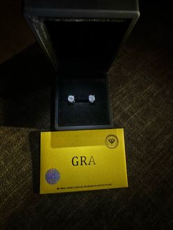 Moissanite Stud Earrings 5mm