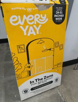 Every Yay Steel Stairway Pet Gate