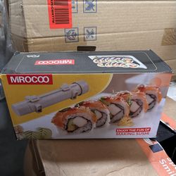  Sushi Making Kit, All in One Sushi Roller Set Maker Kit with Bamboo Rolling Mat, Bazooka, Chopsticks Holders, Rice Paddle, Avocado Slicer for Beginne