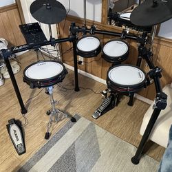 Electric Drum Kit (Alesis Mesh Crimson 2 SE 9-Piece)