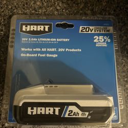 Hart 2 Ah Lithium Ion Battery 