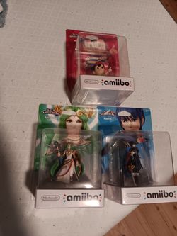 Amiibo Palutena, Marth, Ness SSB