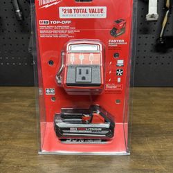 M18 175-Watt Inverter & M18 HIGH OUTPUT CP3.0 battery 