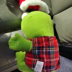 Kermit The Frog Xmas Plush Toy