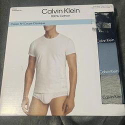 3 pack crew neck T-shirt cotton Calvin Klein