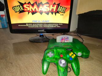 Nintendo 64 Jungle Green (read description)