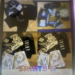 Short.  🩳💯👕shirt   👟. Short.   Shirts.  $30Shoes 100 Hat20 