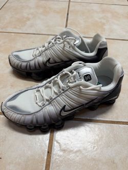 Nike Shox TL Sneakers White Silver
