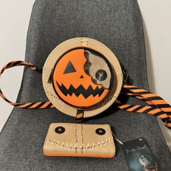 Loungefly Trick R Treat Lollipop Bag And Wallet 