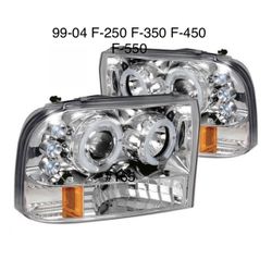 1999 TO 2004 Ford Super Duty F250 / F350 / F450 / F550 / Headlights