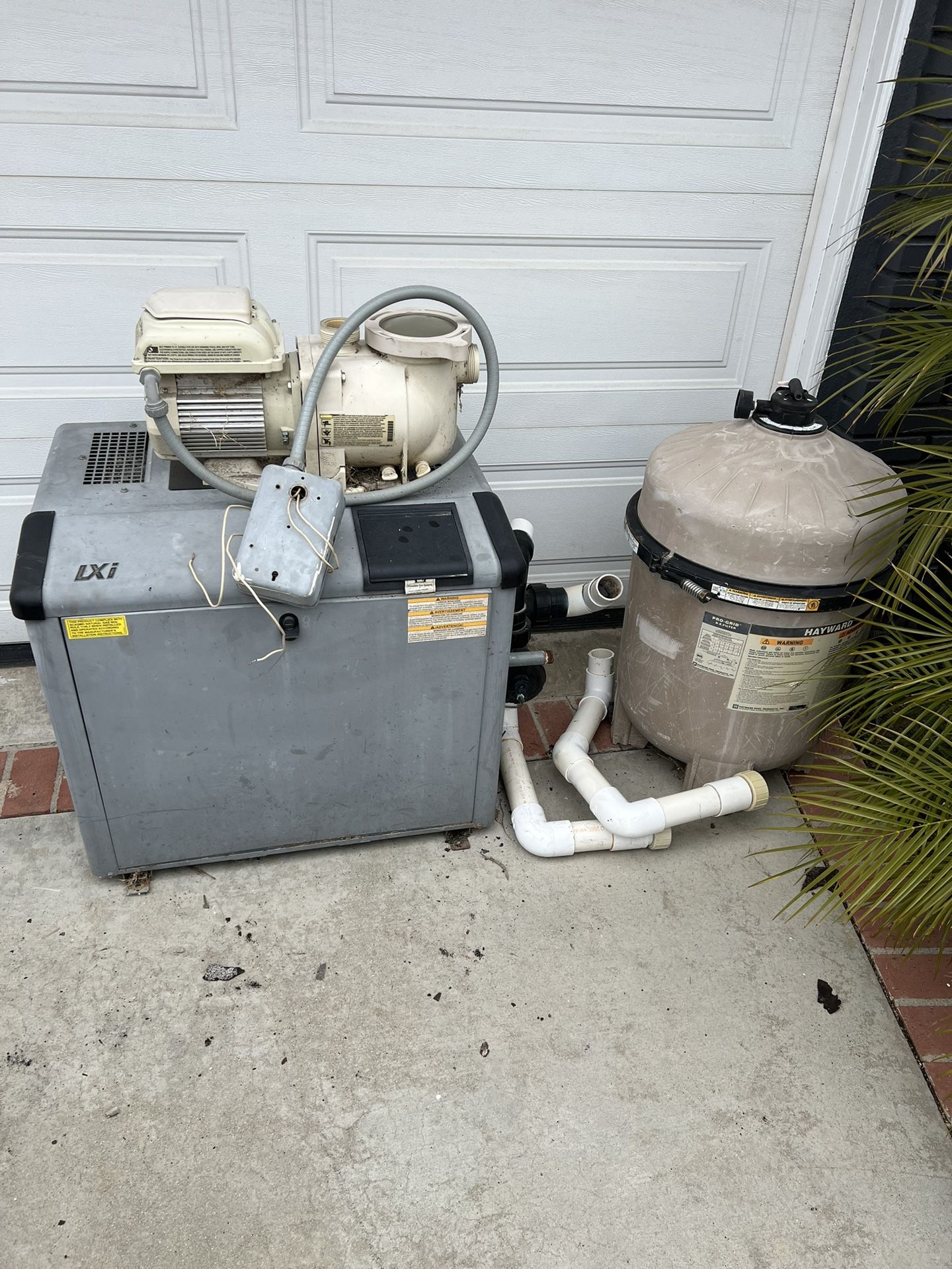 Pool Pump, Filter, And Heater