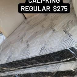 Cali-King Regular Mattress Set 