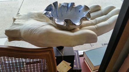 Large 2ft hand candle holder