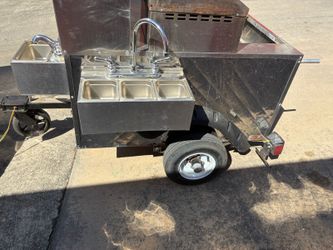 Mobile propane Hotdog Cart/Food Vending Trailer
