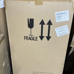 Mirror with Wall Hooks, Coat Rack, Entryway Organizer, Key Holder, Coat Hooks 32x18 “ New Still In Box 