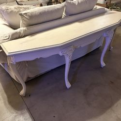 Vintage French Chic Sofa Table