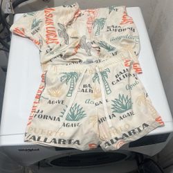 MALIBU SWIM TRUNKS/SHIRT