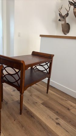 Side tables.