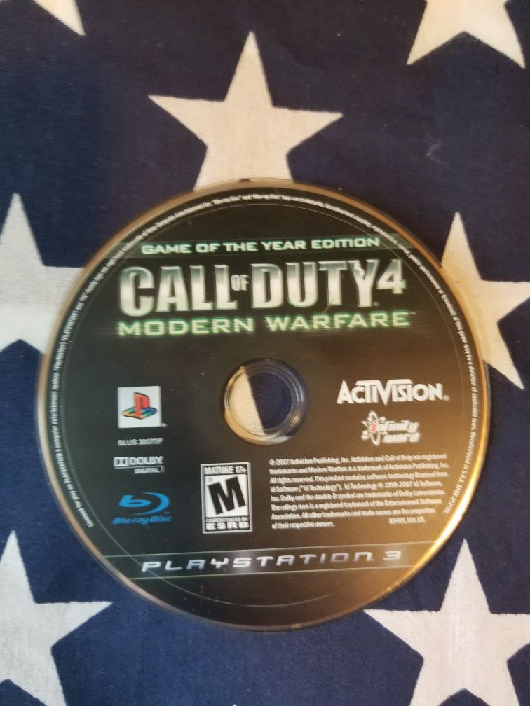 Call Of Duty 4: Modern Warfare (PS3)