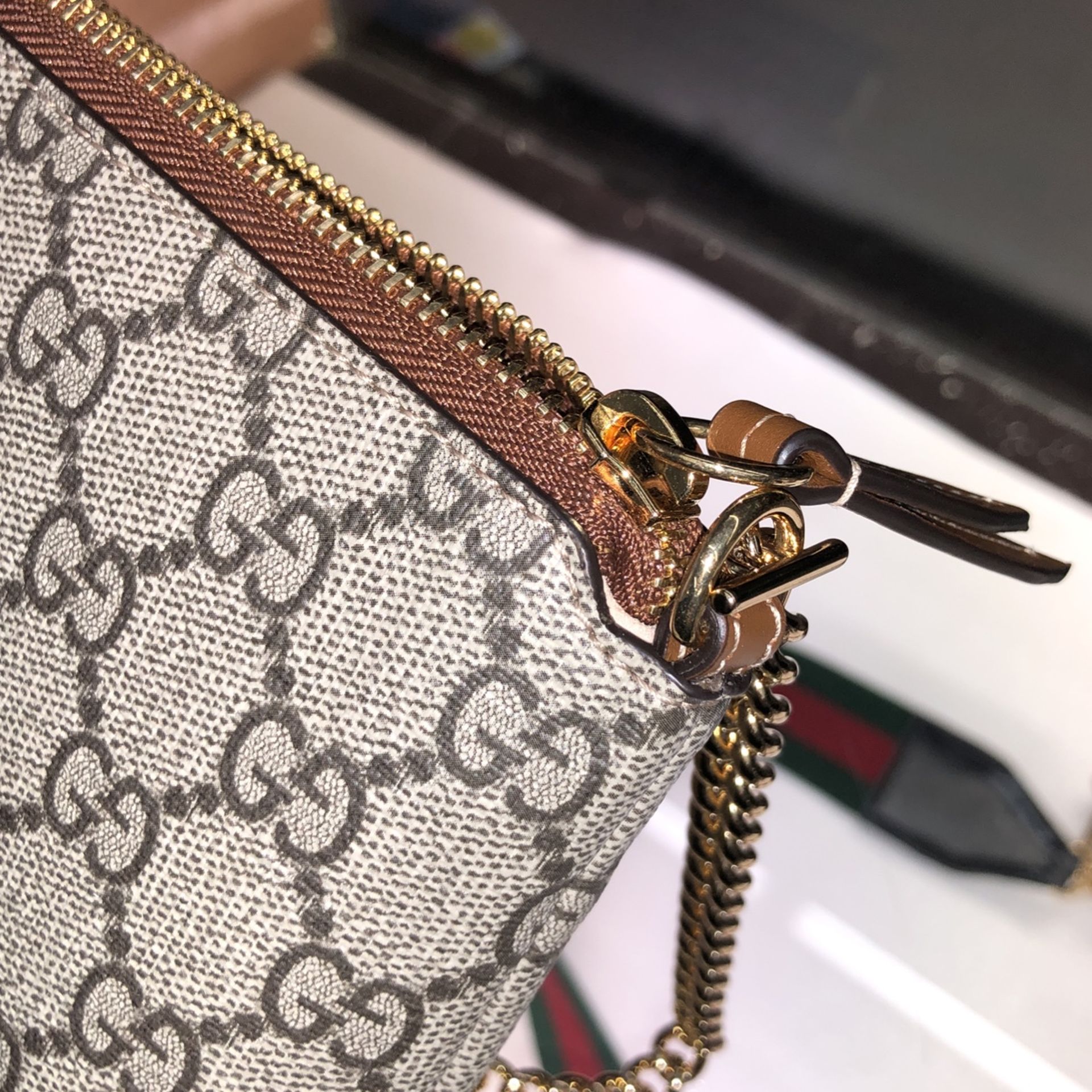 Gucci Dionysus leather clutch bag