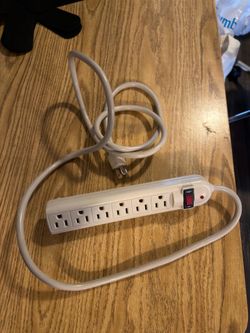 6-Outlet Power Strip with Heavy-Duty Cord