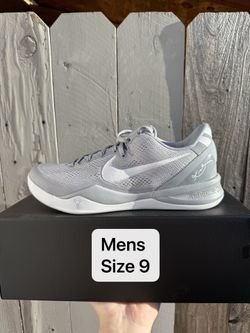 Kobe 8 Protro Wolf Grey Men size 9