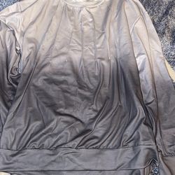 Women Gradient Casual Clothes Long Sleeve Casual.