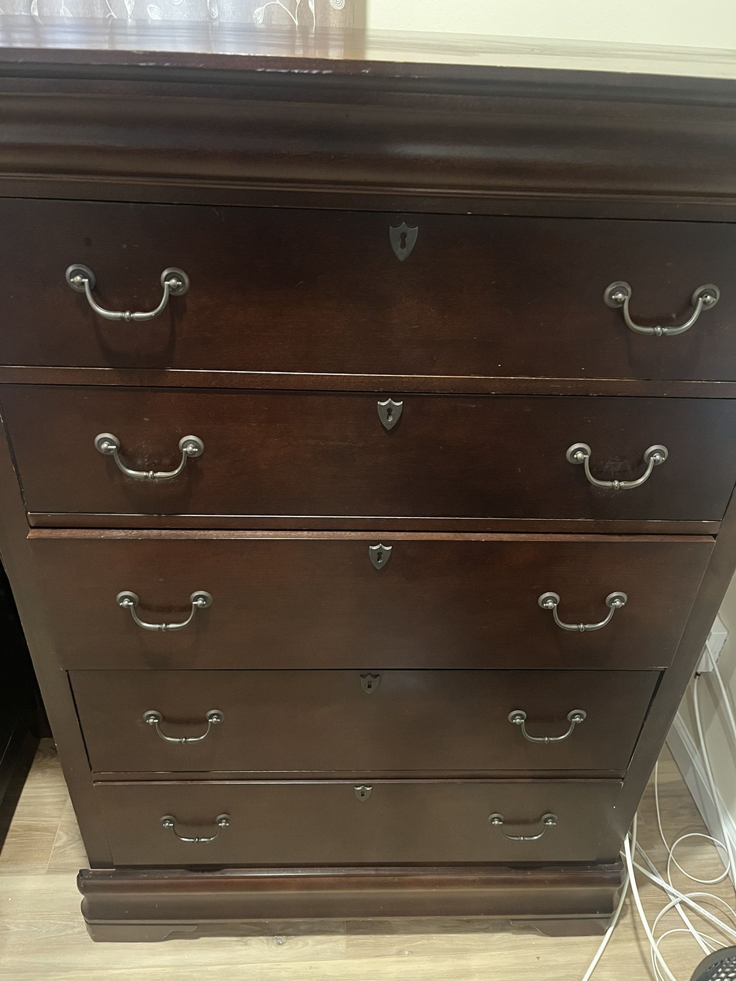 Sale! Bassett 5 Drawer Tall Dresser