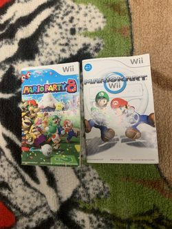 Mario Party 8 & Mario Kart Wii Manuals 
